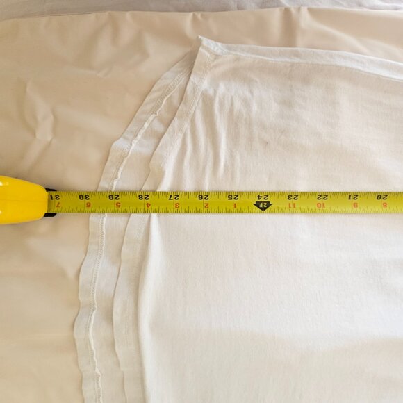 Three Dots Cold Shoulder White Top Size L - Picture 6 of 7